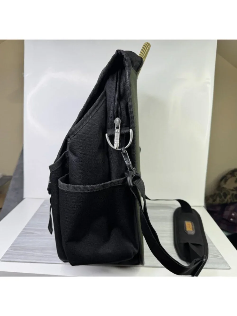 Duluth Trading Messenger Tool Bag Cab Commander 2 Utility Work Ripstop Canvas